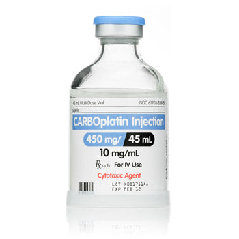Carboplatin for Injection 450mg / 45 mL Multidose Vial 45mL, Preservative Free (RX)