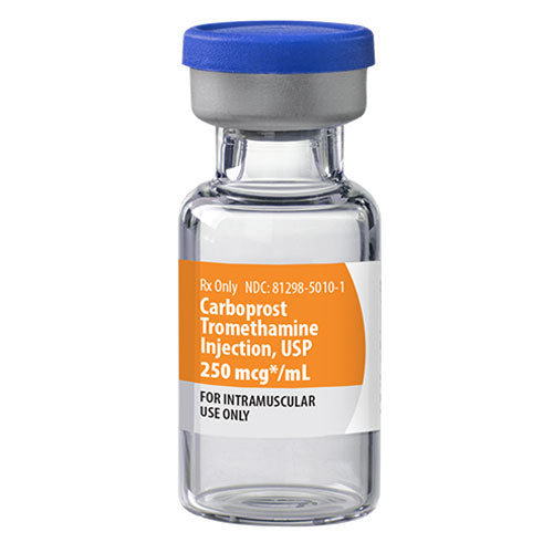 Carboprost Tromethamine Injection, USP 250 mcg / mL Single-Dose Vial 1 mL (RX)