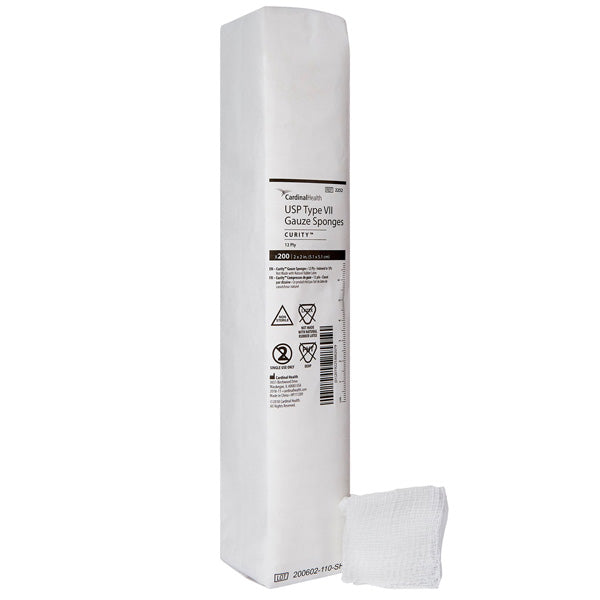 Curity Non-Sterile Gauze Sponges 12-Ply, USP Type VII