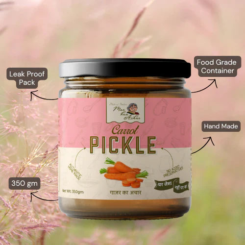 Maa Kaa Achar Home Made Carrot Pickle - 350 gms