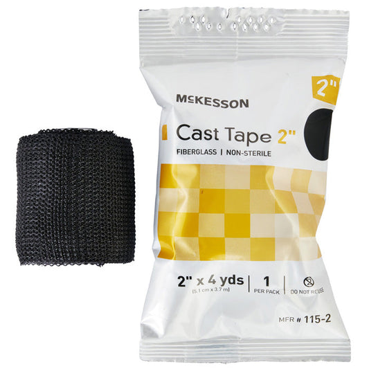 Cast Tape 2 inch x 12 Foot, Fiberglass, Water-Activated Resin (Box of 10)