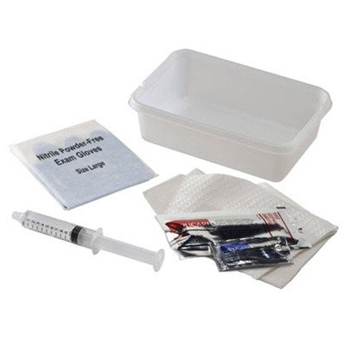 Catheter Insertion Tray 30cc Prefilled Syringe without Foley