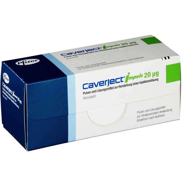 Caverject Impulse Alprostadil Kit 20 Microgram, 2 Count