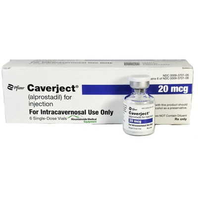 Caverject Impulse (Alprostadil for Injection) 20 mcg, 6/Box (RX)
