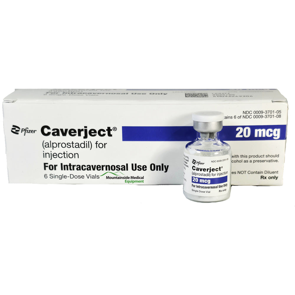 Caverject Impulse (Alprostadil for Injection) 20 mcg, 6/Box (RX)