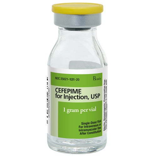 Cefepime Injection 1 Gram Per Vial by Sagent Pharmaceuticals (10-Pack) (RX)