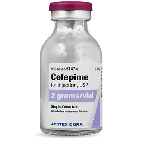 Cefepime Injection 2 Gram Powder Vial by Apotex (RX)