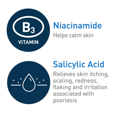 CeraVe Psoriasis Cleanser for Psoriasis Skin Therapy Treatment with Salicylic Acid for Dry Skin Itch Relief