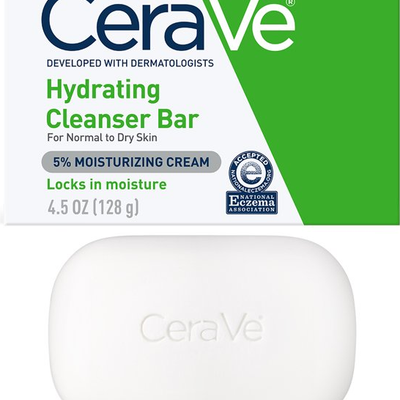 CeraVe Hydrating Cleansing Bar for Face and Body 4.5 oz