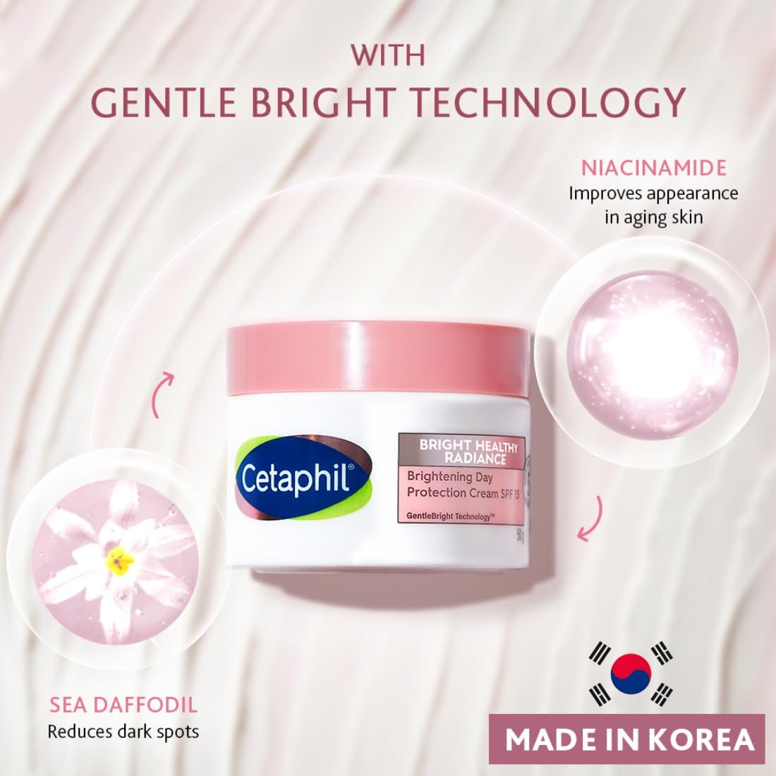 Cetaphil Bright Healthy Radiance Brightening Day Protection Cream SPF 15 (50 gm)