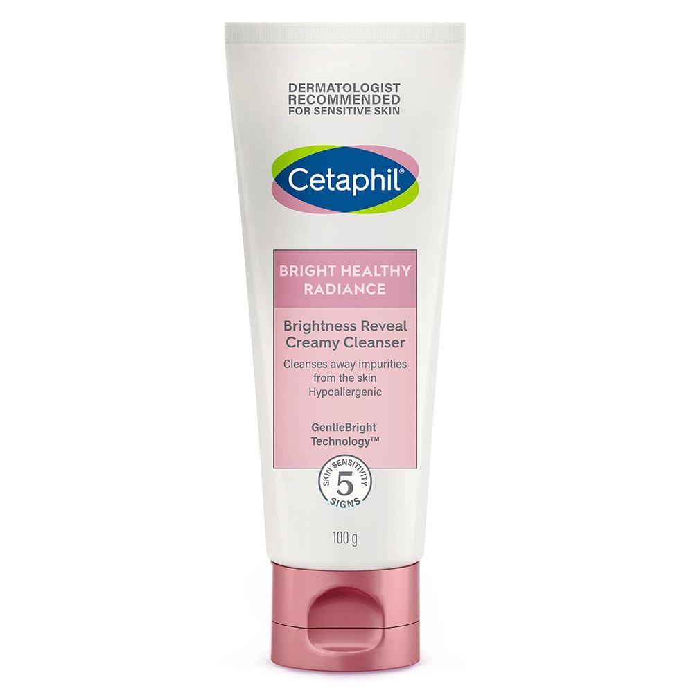 Cetaphil Bright Healthy Radiance (Brightness Reveal) Creamy Cleanser (100 gm)