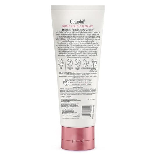 Cetaphil Bright Healthy Radiance (Brightness Reveal) Creamy Cleanser (100 gm)
