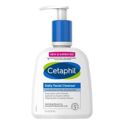 Cetaphil Hydrating Foaming Cream Cleanser Dry to Normal Skin 8 oz
