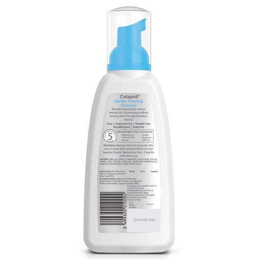 Cetaphil Gentle Foaming Cleanser for All Skin Types (236 ml)