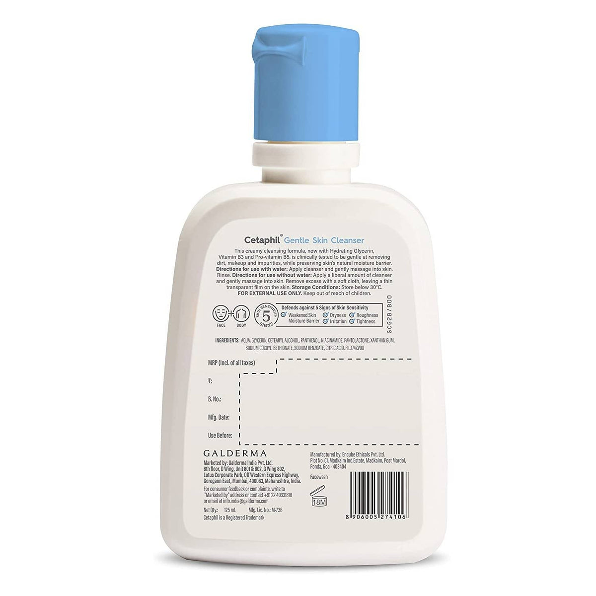 Cetaphil Gentle Skin Cleanser for Dry to Normal Skin with Niacinamide