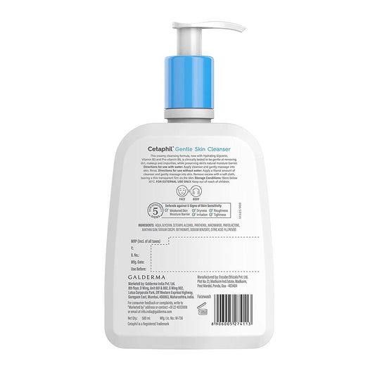 Cetaphil Gentle Skin Cleanser for Dry to Normal Skin with Niacinamide
