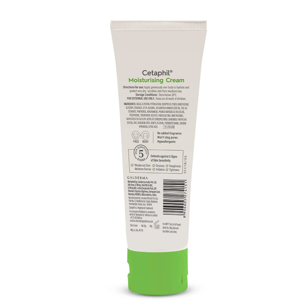Cetaphil Moisturising Cream for Dry to Normal, Sensitive Skin