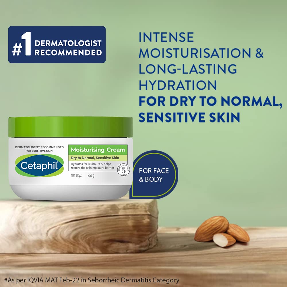 Cetaphil Moisturising Cream for Dry to Normal, Sensitive Skin