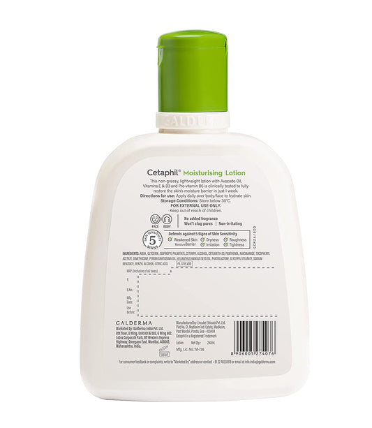 Cetaphil Moisturising Lotion for Normal to Combination, Sensitive Skin