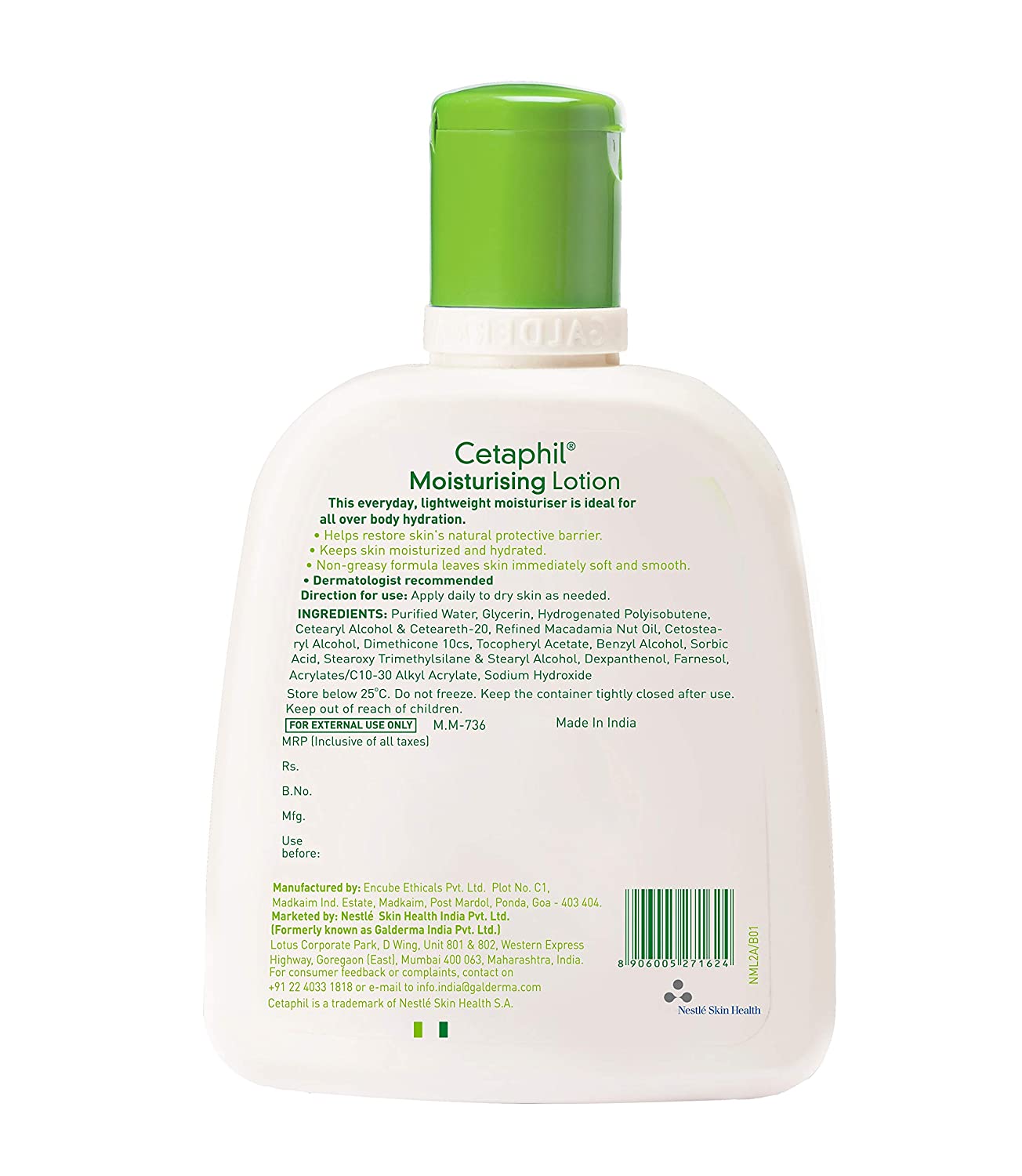 Cetaphil Moisturising Lotion for Normal to Combination, Sensitive Skin