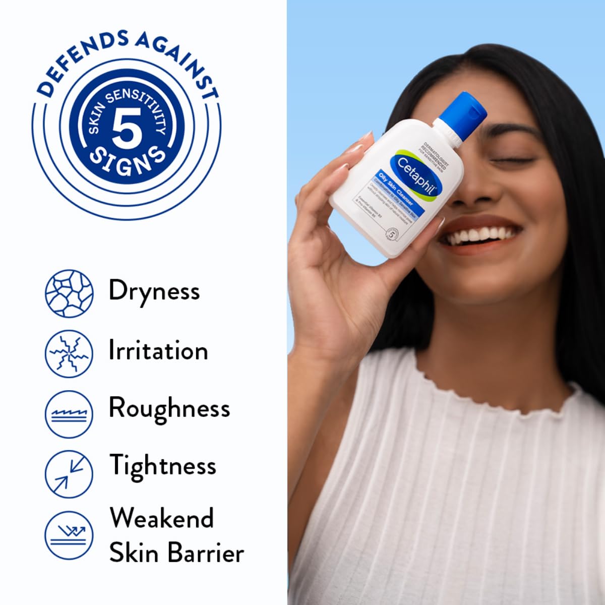 Cetaphil Oily Skin Cleanser, Daily Face Wash for Oily & Acne prone Skin (125 ml)