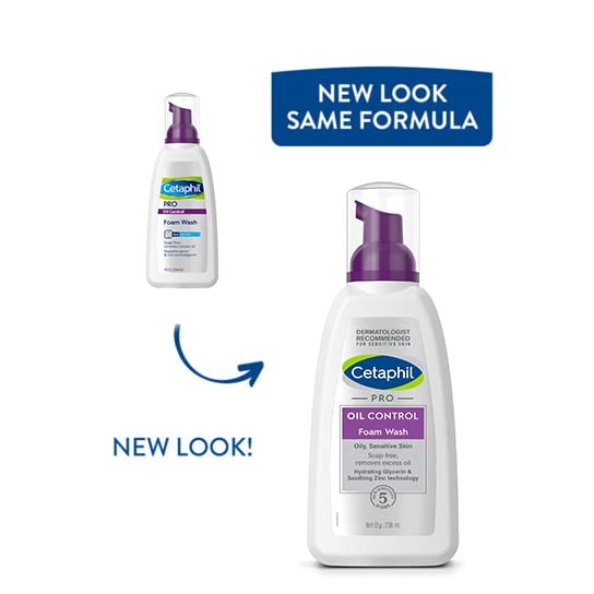 Cetaphil PRO Oil Control Foam Face Wash for Acne & Oily Prone Skin (236 ml)