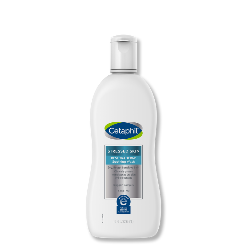 Cetaphil Restoraderm Dry Skin Soothing Calming Body Wash 10 oz