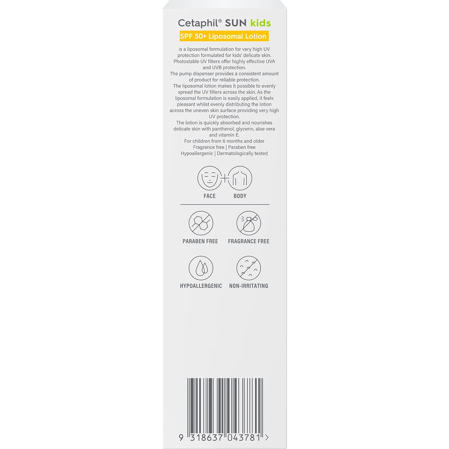 Cetaphil Sun Kids Liposomal Lotion SPF 50+ (150 ml)