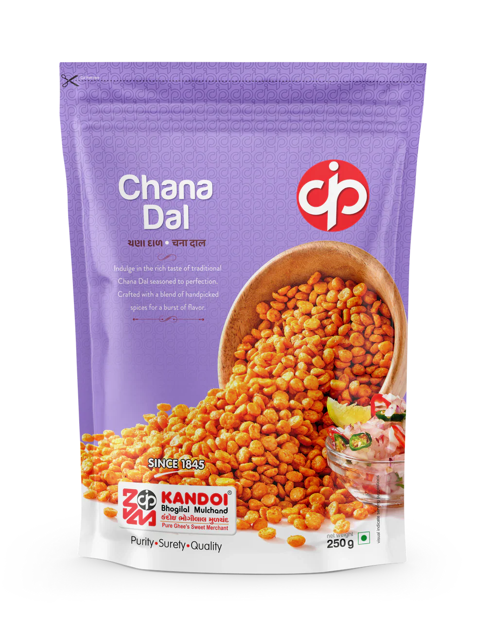 Kandoi Bhogilal Mulchand Chana Dal - 250 gms