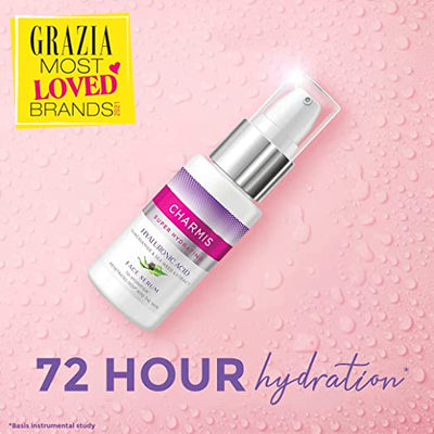 Charmis Super Hydrating Face Serum for 72H Hydration with Hyaluronic Acid - 30 ml