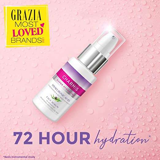Charmis Super Hydrating Face Serum for 72H Hydration with Hyaluronic Acid - 30 ml