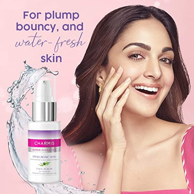 Charmis Super Hydrating Face Serum for 72H Hydration with Hyaluronic Acid - 30 ml