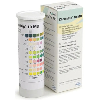 Chemstrip 10 MD Urine Test Strips, 100/vial