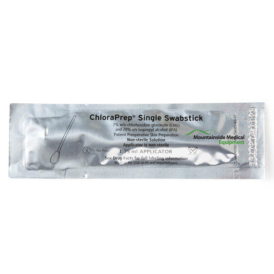 BD ChloraPrep Swabstick Applicators 1.75 ml with Chlorhexidine Gluconate and Isopropyl Alcohol , 48/Box