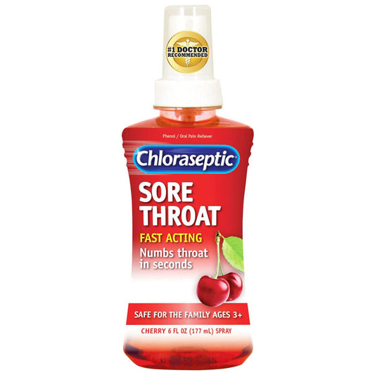Chloraseptic Sore Throat Cherry Spray 6 oz