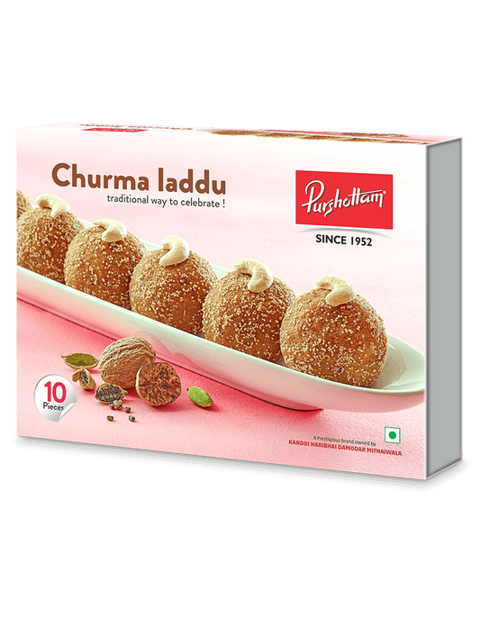 Purshottam Sweets Churma Laddu - 500 gms