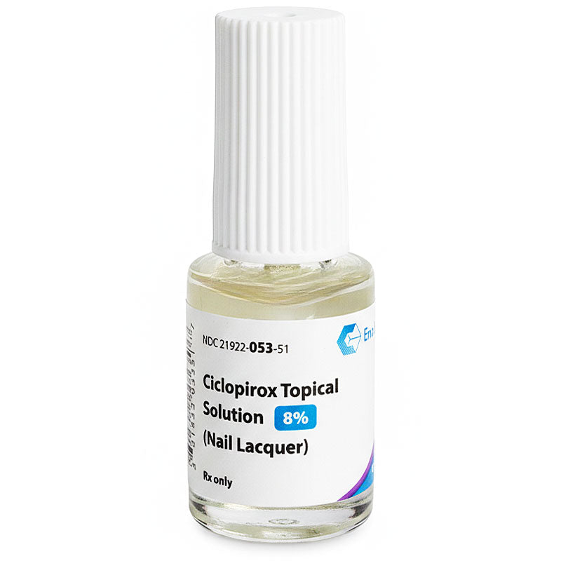 CiclopIrox Topical Solution 8% Nail Lacquer 6.6mL Bottle