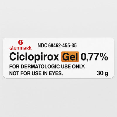 Ciclopirox Gel 0.77% Topical Antifungal Medication 30 grams (Rx)