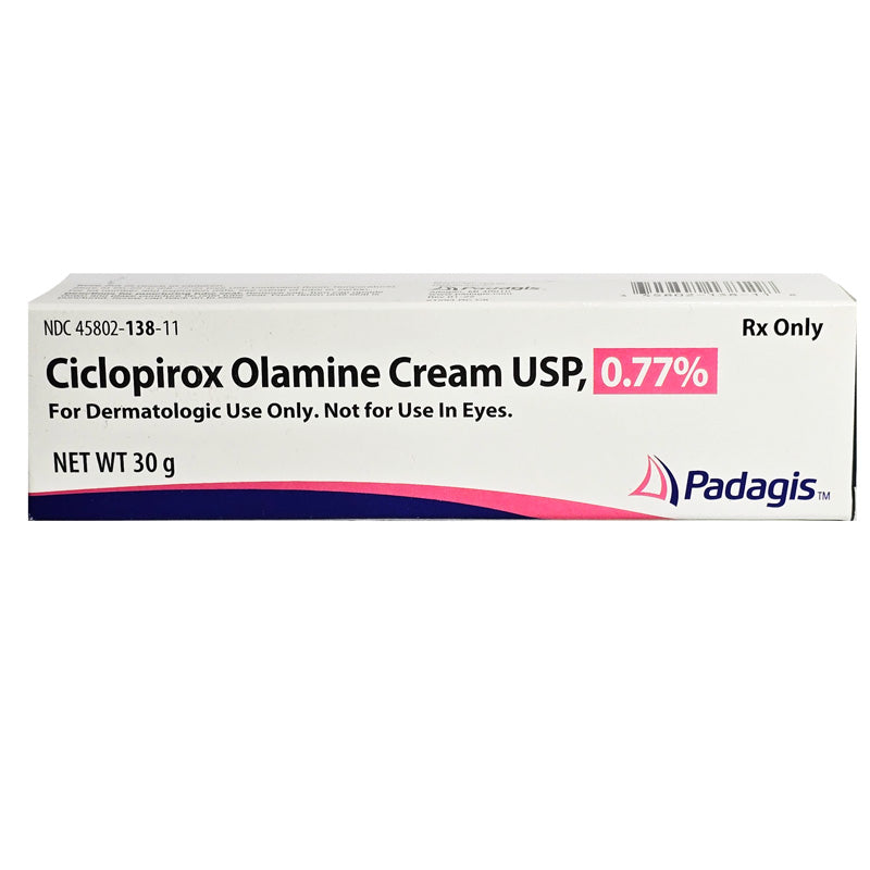 Ciclopirox Olamine Cream 0.77% USP 30 gram by Padagis (Rx)