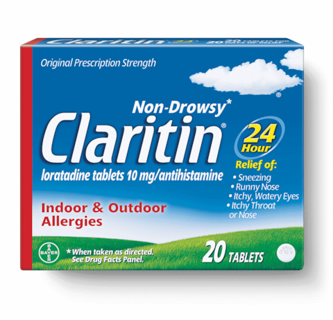 Claritin Allergy Relief 24hr Tablets 10 ct
