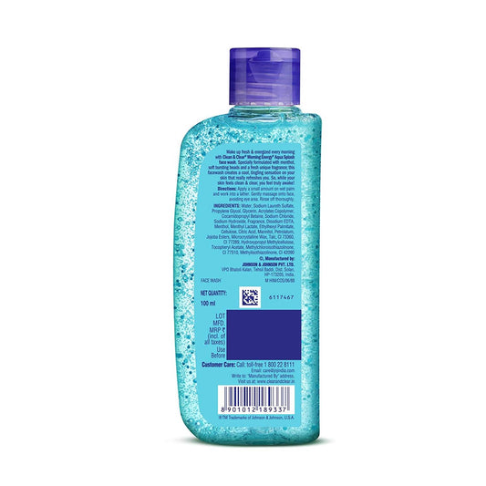 Clean & Clear Morning Energy Aqua Splash Face Wash