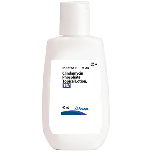 Clindamycin Lotion 1% Acne Treatment Antibiotic Skin Lotion 60 mg