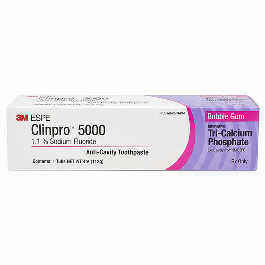 Clinpro Sodium Fluoride 1.1% Anti-Cavity Toothpaste with Bubble Gum Flavor (Rx)