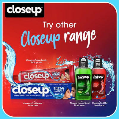 Closeup Fire Freeze Gel Plaque Removal Toothpaste (150 gm)