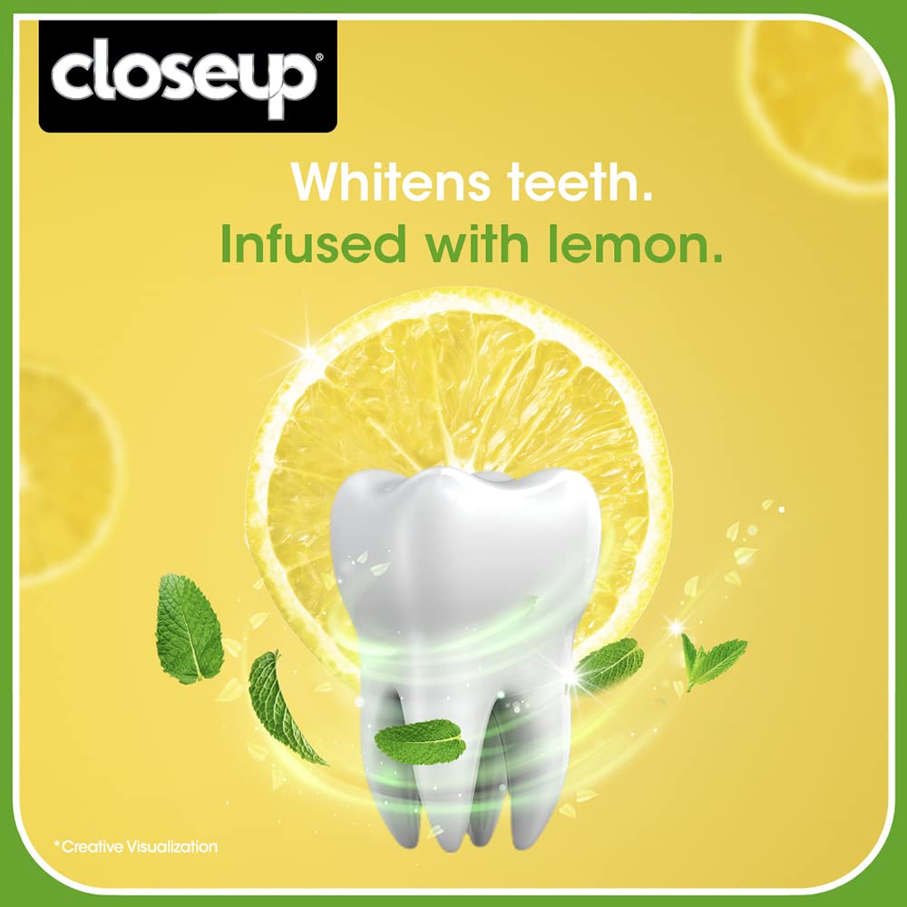 Close Up Deep Action Lemon Mint Anti Germ Gel Toothpaste (150 gm)