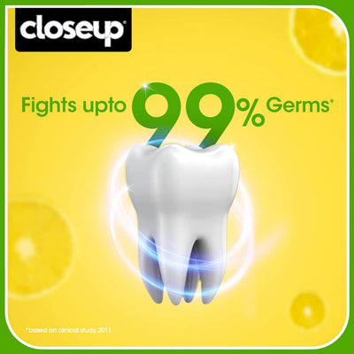 Close Up Deep Action Lemon Mint Anti Germ Gel Toothpaste (150 gm)