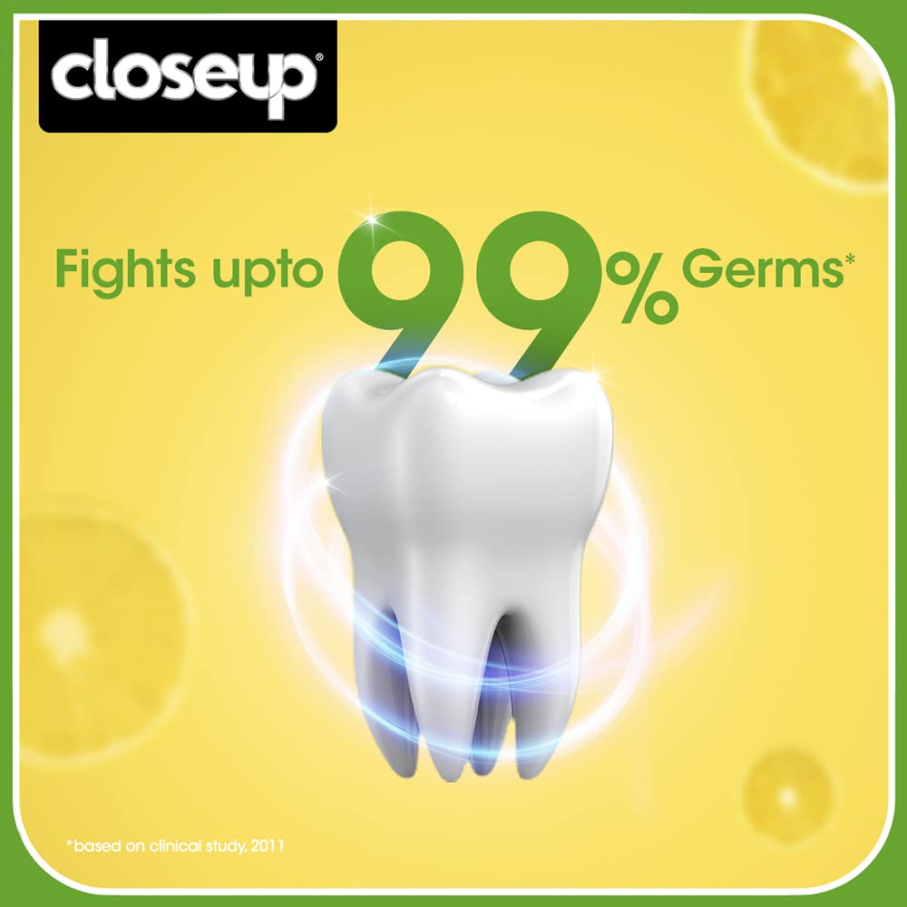 Close Up Deep Action Lemon Mint Anti Germ Gel Toothpaste (150 gm)