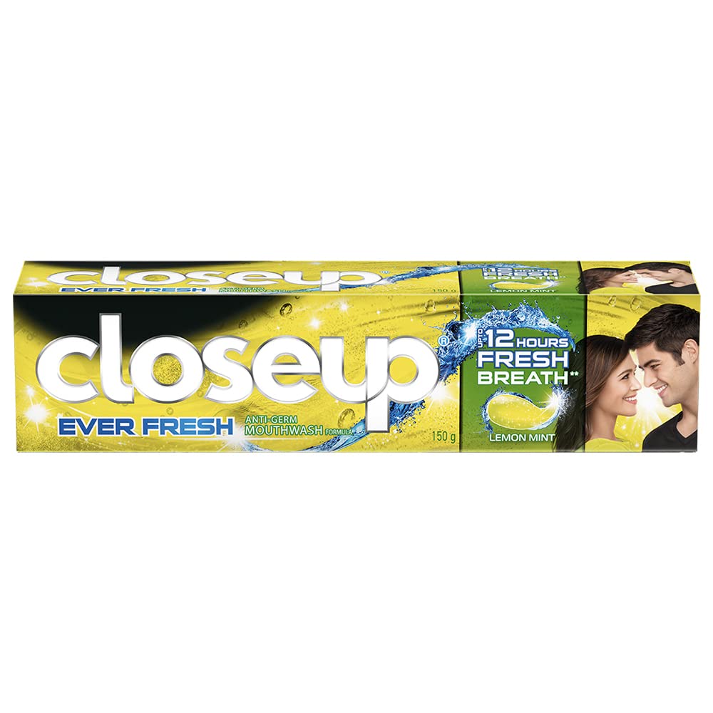 Close Up Deep Action Lemon Mint Anti Germ Gel Toothpaste (150 gm)