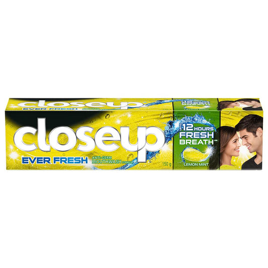 Close Up Deep Action Lemon Mint Anti Germ Gel Toothpaste (150 gm)