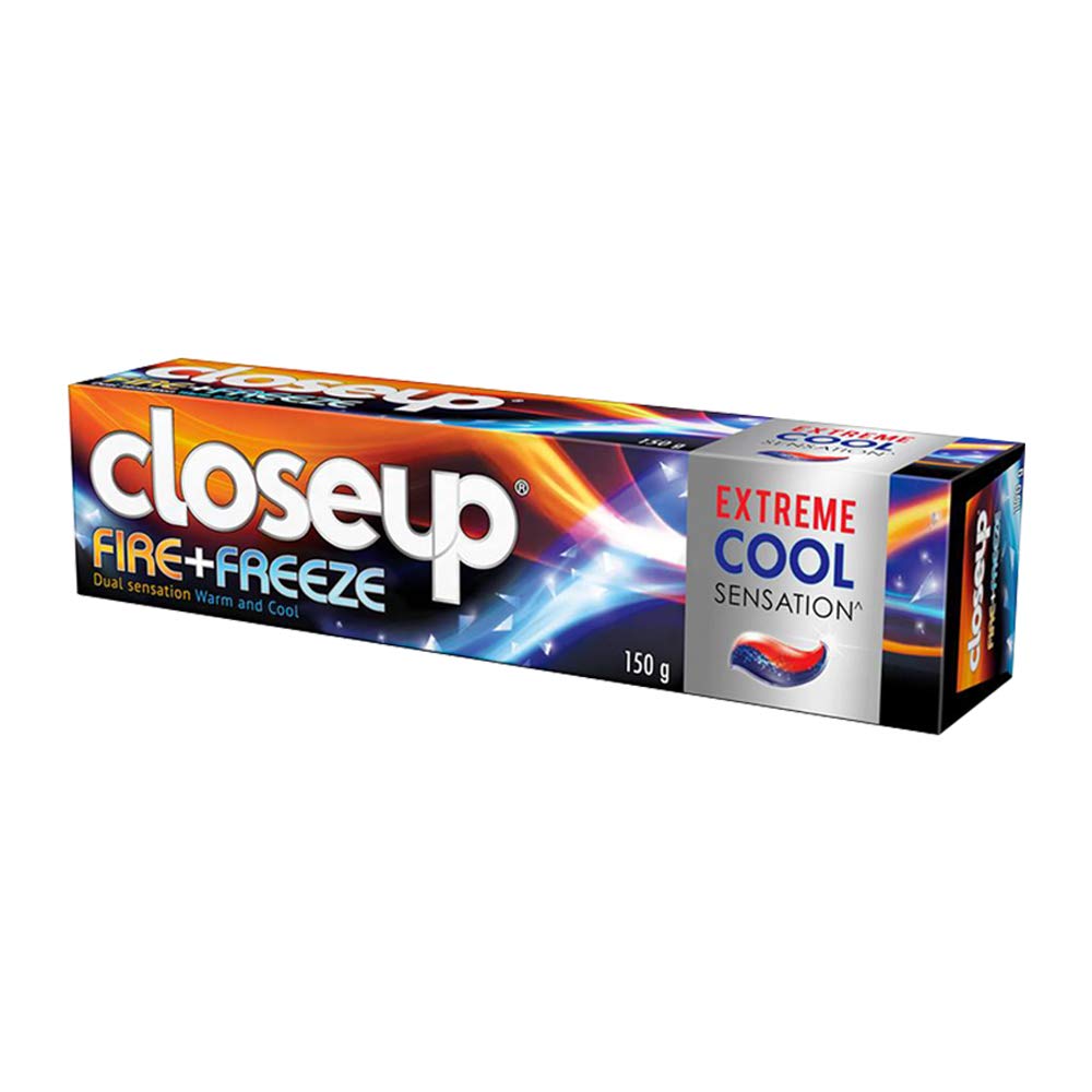 Closeup Fire Freeze Gel Plaque Removal Toothpaste (150 gm)